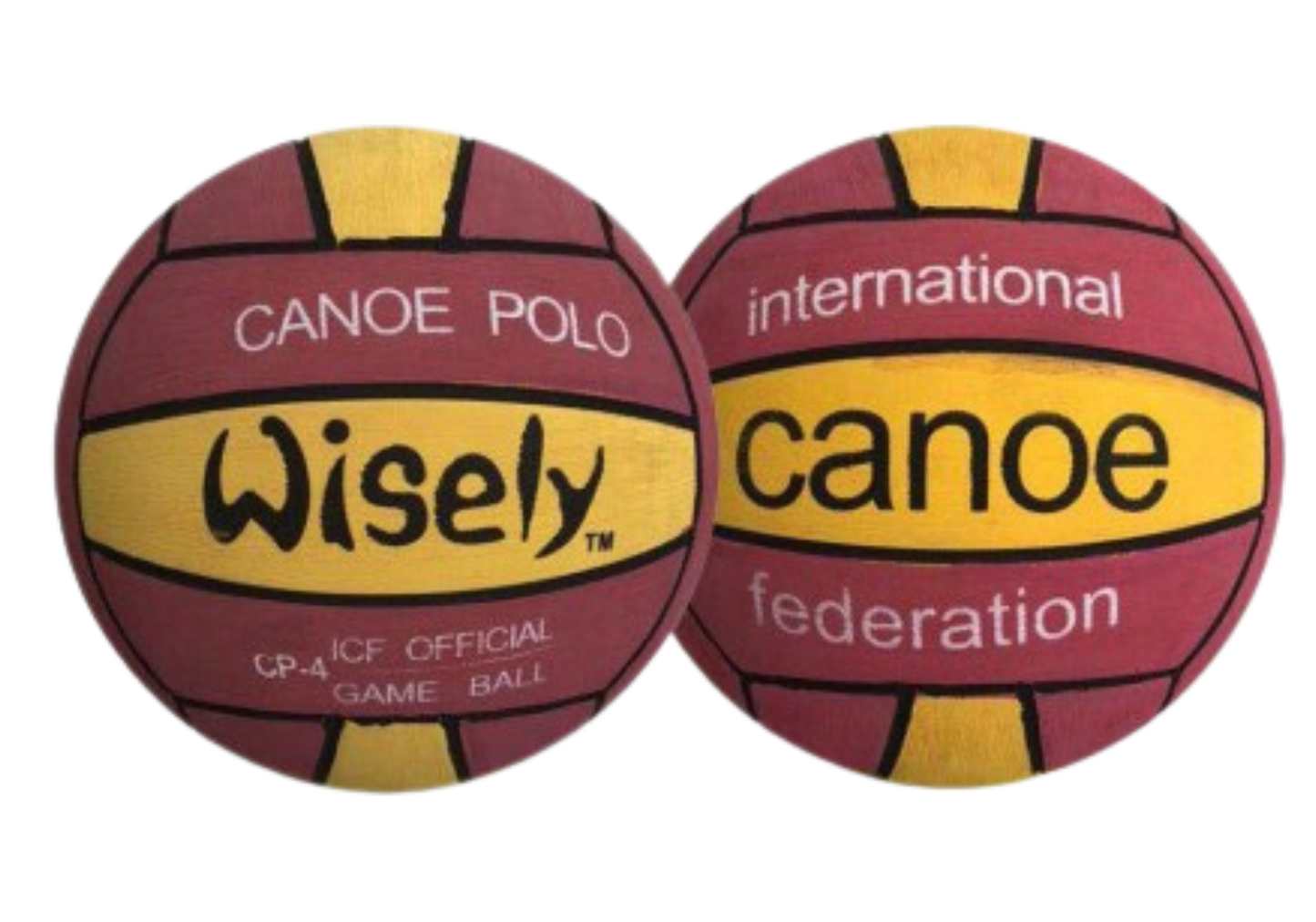 Wisely カヌーポロボール ICF規格準拠 4号赤 330-350g 競技用